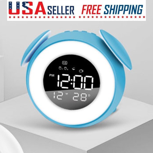 Smart Sunrise Wake-up Light Alarm Clock With Radio, Led Wake Up Light