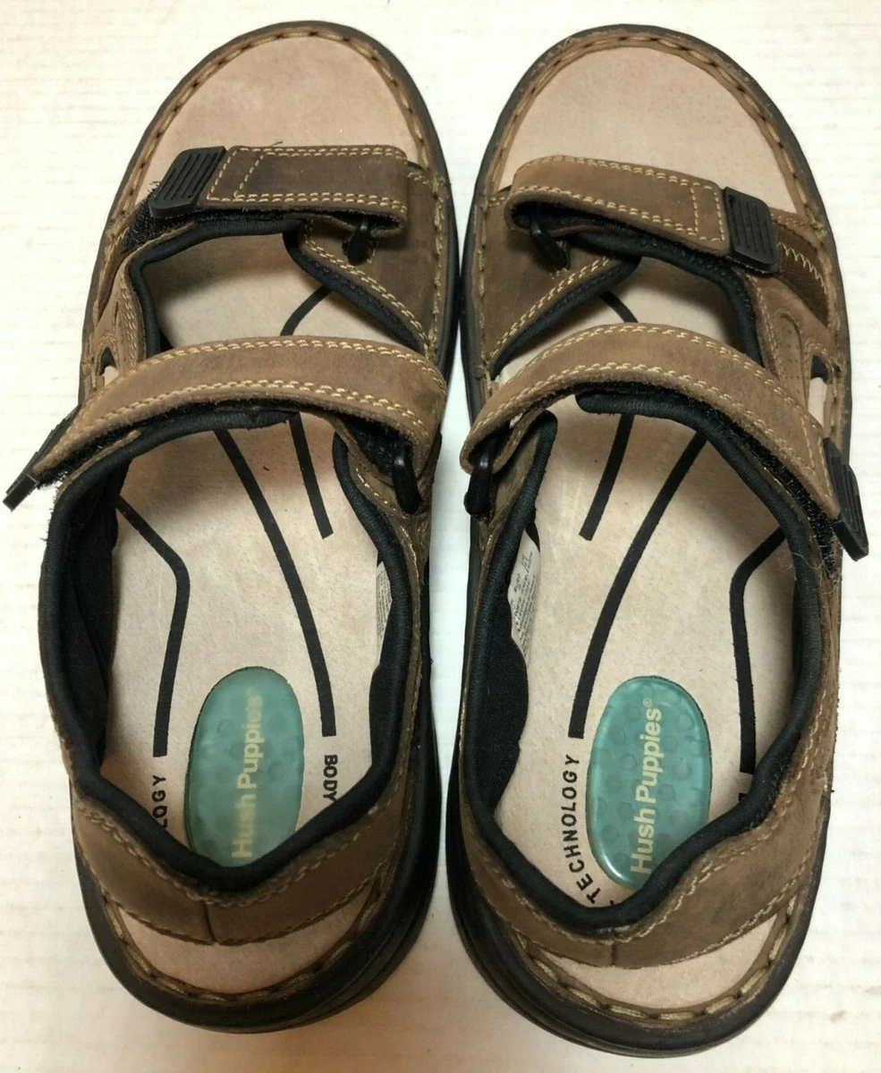 Hush Puppies Mens Size 11w Sandals Body Gel Cellular Technology Like New