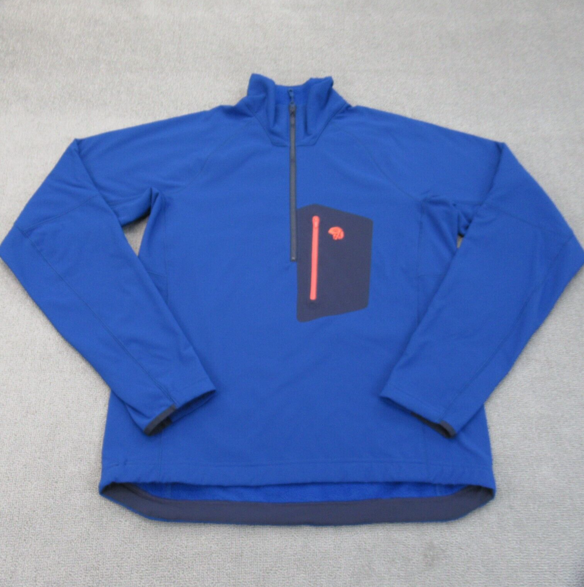 Mountain Hardwear Keele Jacket Mens Meduim Nightfall Blue Fleece