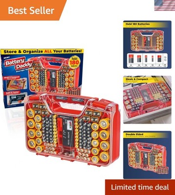 Battery Daddy Red Organizer