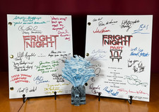Fright Night & Fright Night Part 2 Scripts Signed- Autograph Reprints- Vampires
