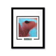 Pink Floyd David Gilmour Autographed 11x14 Framed Photo Meddle ACOA