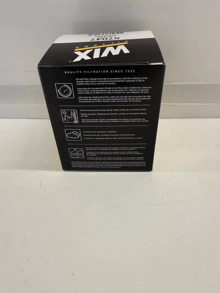 Filtro de aceite de motor Wix 57047 Foto 3 de 4