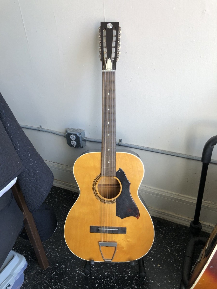 Stella Harmony ヴィンテージ ギター kay silvertone 1970s Harmony Silvertone H1227 (Stella) 12-string guitar +