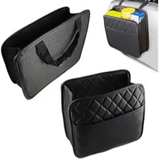 Backseat Car Organizer, 2pcs Car Organizer Back Seat, PU Leather Vehicle Backsea