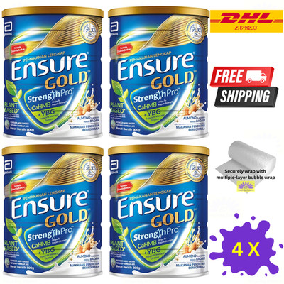 4 X Abbott Ensure Gold Plant Based Flavor (800g) Complete Care Milk Powder