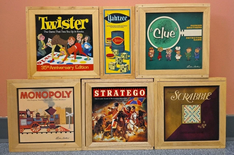 Nastalgia Game Series Lot Monopoly Stratego Scrabble Clue Twister Yahtzee Risk - Image 2 of 4