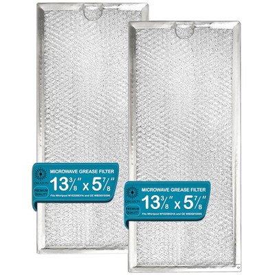 Replacement for Whirlpool W10208631A Filter, GE 7'' x 13'' x 6'', Silver