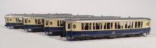 Lemaco/Railino RhB As 1141 Salonwagen, baige/königsblau 1:160 (Nm 6,5mm)