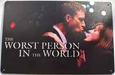 THE WORST PERSON IN THE WORLD Tin Sign 8x12 Wall Art Decor Renate Reinsve *READ*
