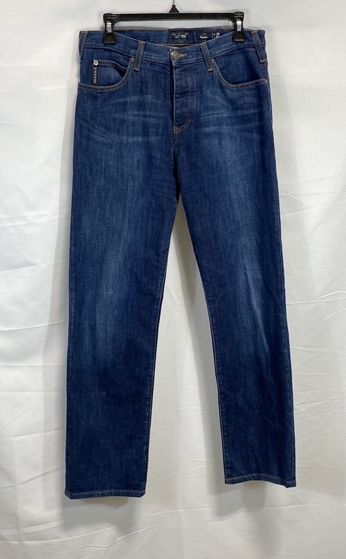 Armani Jeans AJ Men's Blue Denim J812S Straight Leg Jeans Sz 30x29