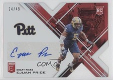 2017 Panini Elite Draft Picks Status Red Die-Cut /49 Ejuan Price #263 Auto 0y6g