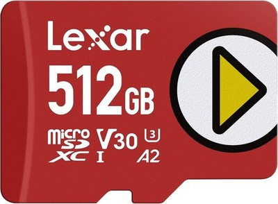 Lexar 512GB PLAY micro SD Card LMSPLAY512G-BNSNU