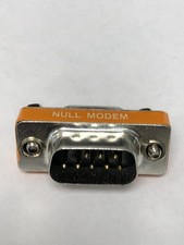 NEW Adapter Null Modem DB9 pin Male to Female  Female to Male