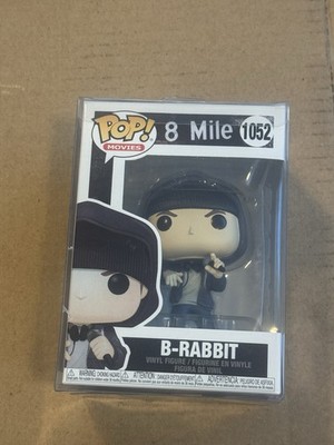 Funko Pop 8-Mile B-Rabbit #1052 Eminem  w/ Protector Slimshady Marshall Mathers