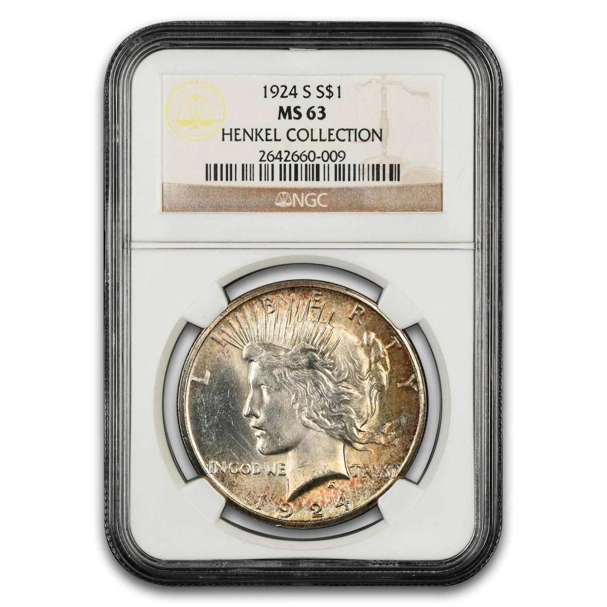 MS 63 Graded 1924 Year Peace Dollars (1921-1935) for sale | eBay
