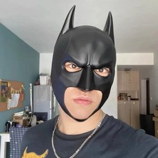 2025 NEW Batman Full Mask With Cowl Adult The Dark Knight Rises Cosplay Props