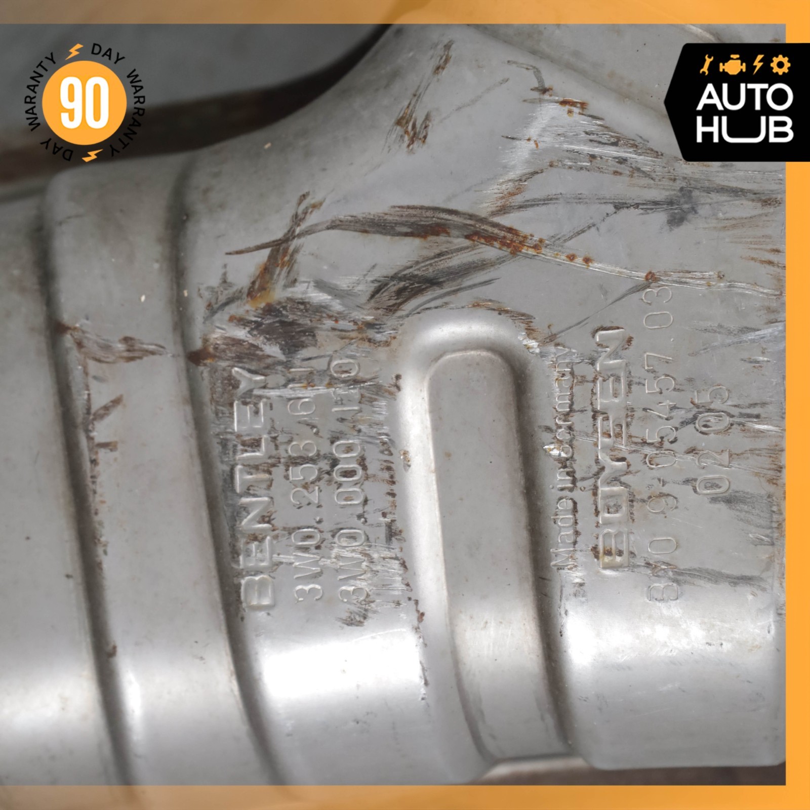 03-12 Bentley Continental GT GTC Exhaust Muffler Right Side 3W0253611 OEM 73k