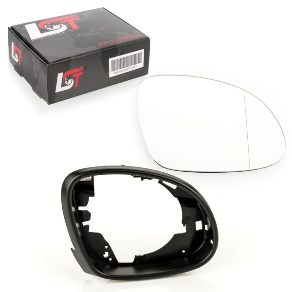 Seitenspiegel Glas Rahmen Set Rechts Beheizbar Konvex FüR Vw Tiguan 5N 2008-2018-image