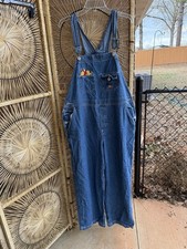 Vintage Pooh Denim Overalls Bib Overalls Winnie The Pooh Adult sz 16 90s