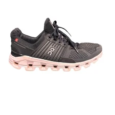 On Cloud Cloudswift Womens 9.5 Black Rock Running Shoes 41-99581 Athletic