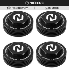 4X Cylinder Head Tappet Adjuster Valve Cap For Honda XR650L XR600R GB500 NX650