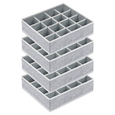 Sock Drawer Organizer Divider Underwear Organizer 16cell Fabric Dresser Drawer O