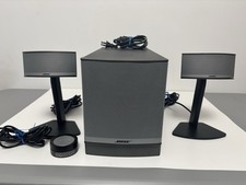 Bose Companion 5 Multimedia Speaker System Graphite Silver Works Great
