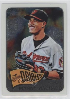 2014 Topps Heritage Chrome /999 Manny Machado #THC-150 1s2b