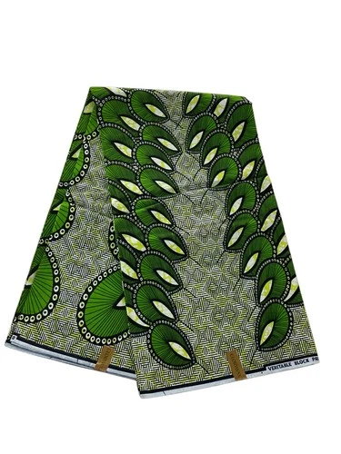 African Print Fabric Ankara Wax Cotton Fabric 6 Yards Sewing Crafts Dress - product listing photo