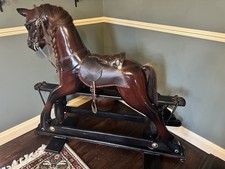 Hand Made Traditional Wooden Rocking Horse