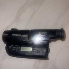 Vtg Sony Handycam CCD TR83 Video8 Camcorder SteadyShot 24x Zoom Untested Body