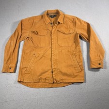 Vintage Billabong Shacket uomo medio cotone tela senape abbigliamento da lavoro casual outdoor