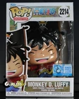 Funko Pop! One Piece Luffy with Flag #2214 Exclusive And Pop Protector
