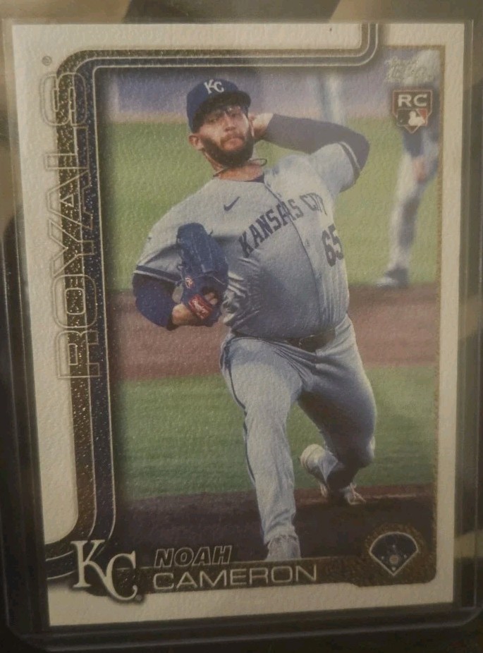 2025 Topps Update Series Noah Cameron #US65 RC CANVAS PARALLEL 31/50 RARE Rookie