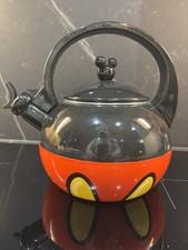 Mickey Mouse Kettle Retired Disney Parks Water Vintage Authentic Excellent Sh92