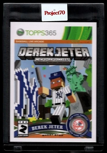 2021 Topps Project 70 Derek Jeter Card # 622 Xbox Minecraft By Ermsy NO BOX