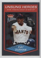 2004 Fleer Platinum Unsung Heroes Platinum Finish 17/100 Ray Durham #177 1l2