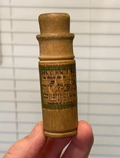 Antique Wooden Pharmacy Pill Bottle 1934 Dr C & W.J. Mellies 20th St St Louis
