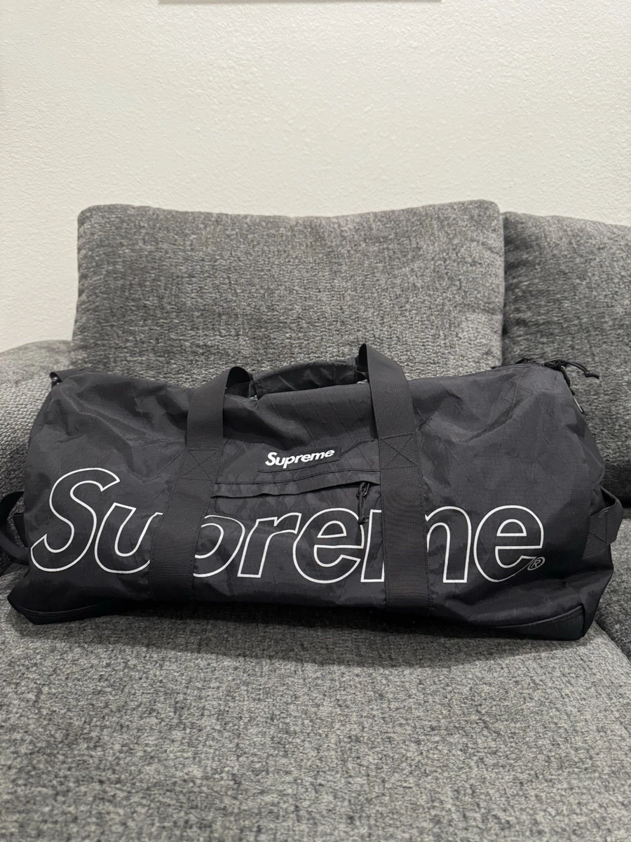 Supreme Black Duffle Bags for Men for sale | eBay