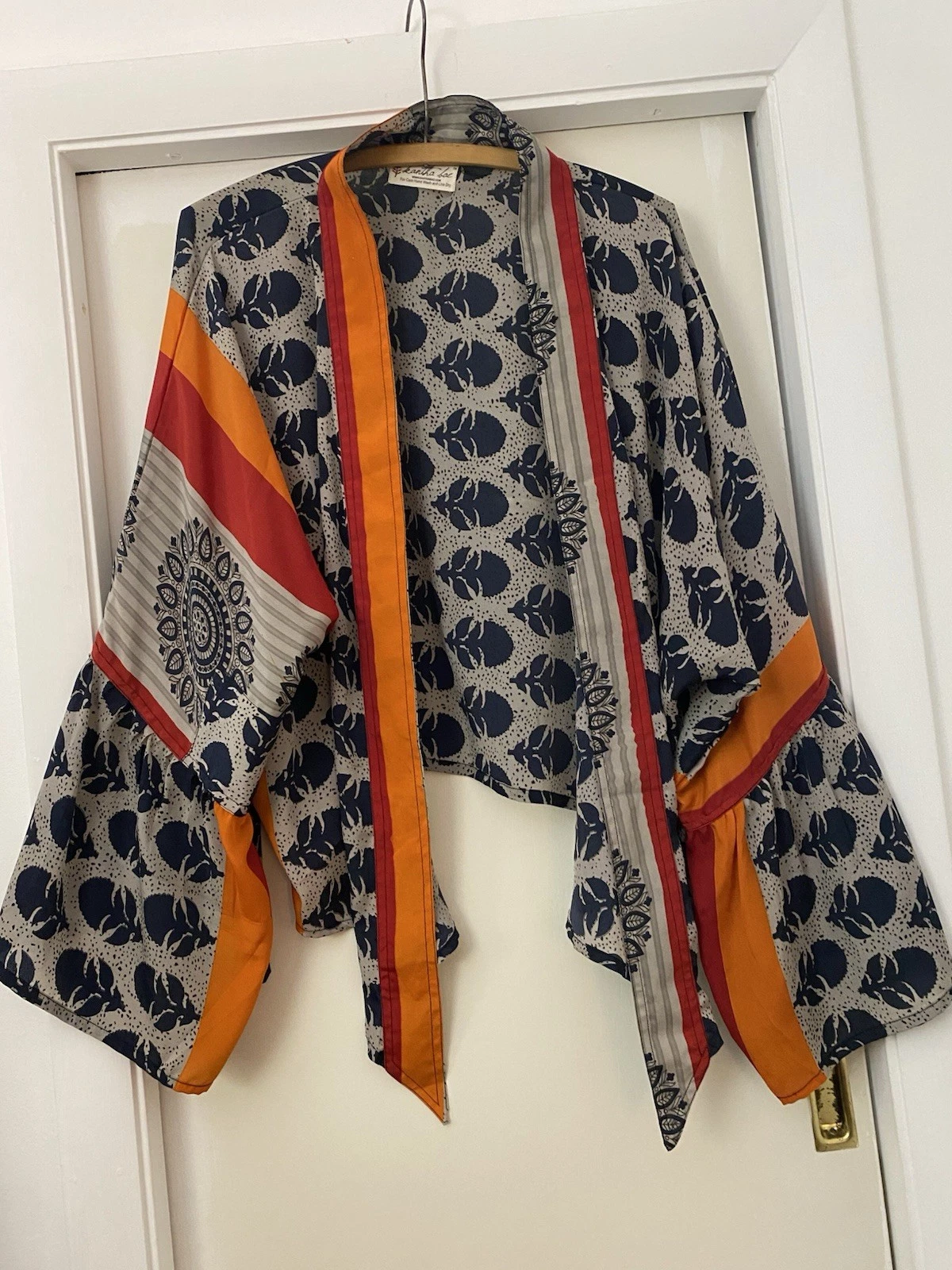 Kimono, Cropped by Kanha Bea Patchwork Jacket, One Size
