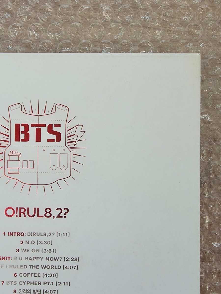 BTS 1st Mini Album O!RUL8,2? ORUL82 Promo Sticker Album