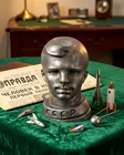 vintage USSR Yuri Gagarin Bust Soviet Space Statue Cosmonaut Metal 1960s