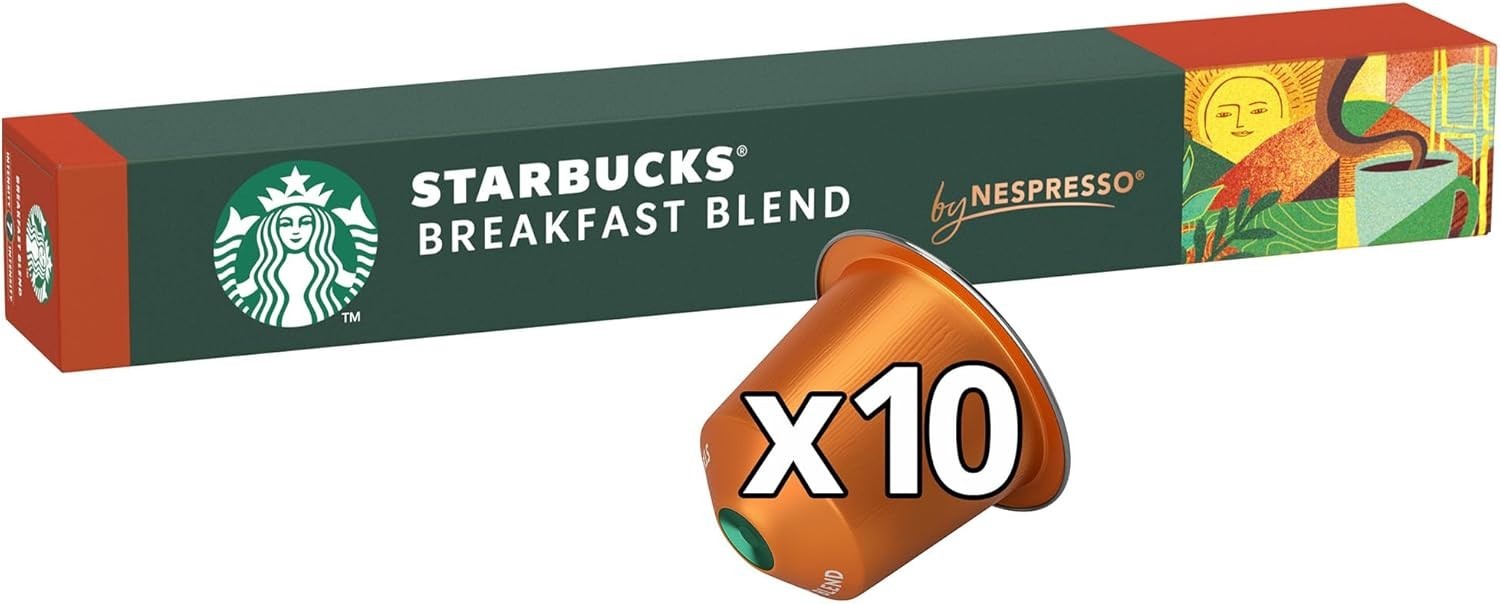 Starbucks Breakfast Blend de Nespresso Cápsulas, 56 g | Envío gratuito a todo el mundo