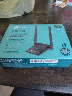 TP-Link WiFi 6 Dual Antennas High Gain Wireless USB Adapter (AX1800) Open Box #7