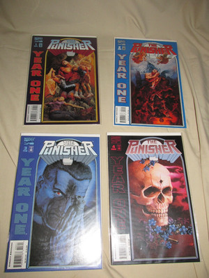 Marvel The Punisher Year One 1 2 3 4 1-4 Complete Set 1994