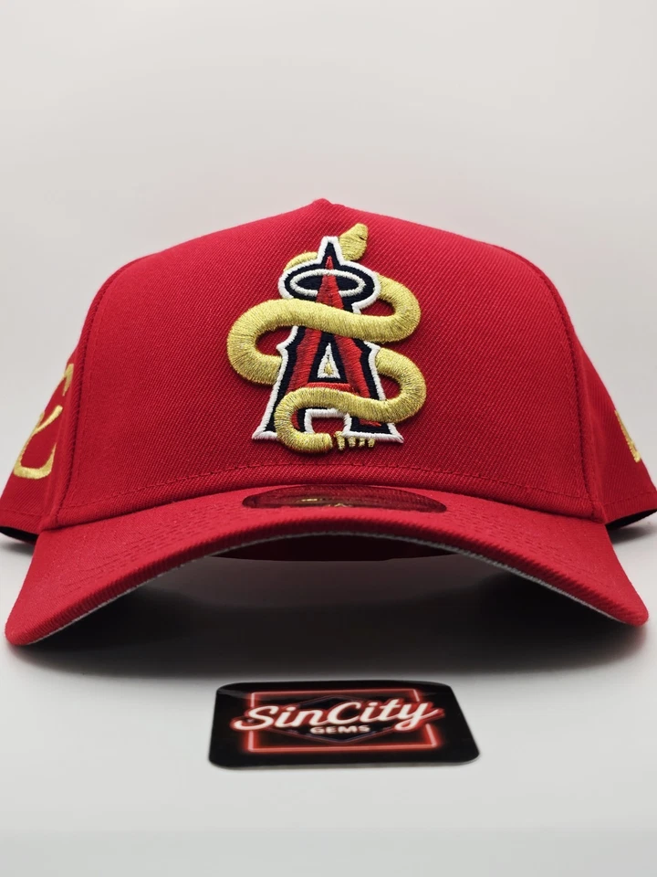 New Era LA Angels 2025 Lunar New Year Of The Snake Snapback 9Forty A-Frame Hat  - Image 4 of 4