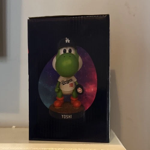 Nintendo Yoshi Dodgers Bobblehead Super Mario Galaxy Movie Exclusive