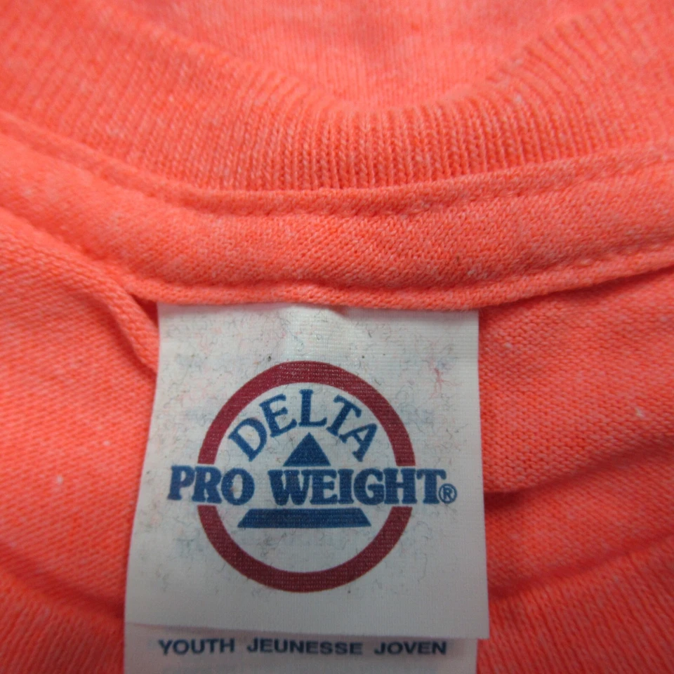 Botanic Park Cayman Islands T Shirt Kids Large Peach Lizard Logo Tee Caribbean - Image 2 of 4