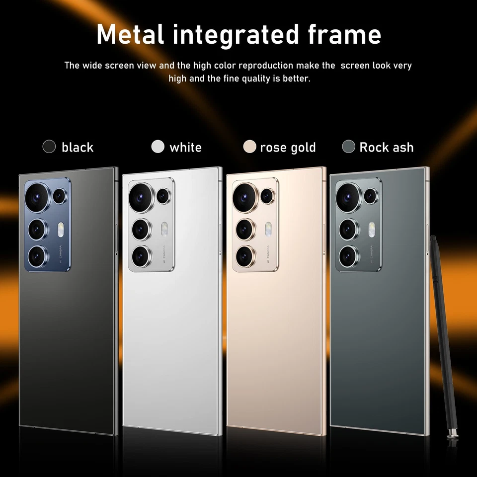 New S25 Ultra Factory Unlocked 6.8" 8000mAh Smartphone 4G Android 14 RAM 8+256GB - Image 4 of 4